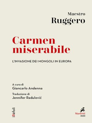 cover image of Carmen miserabile